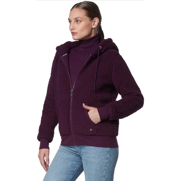 Marc New York Performance Women's Teddy Fleece Hooded Jacket size XL * wom859 - Picture 3 of 5